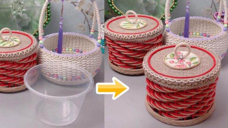 Dieser vergessene Trick verwandelt Jute in eine stylische Handtasche… entdecke die