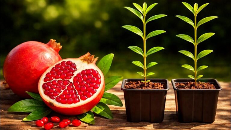 Diese einfache Methode verwandelt deine Granatapfelkerne in eine fruchtbare Ernte …