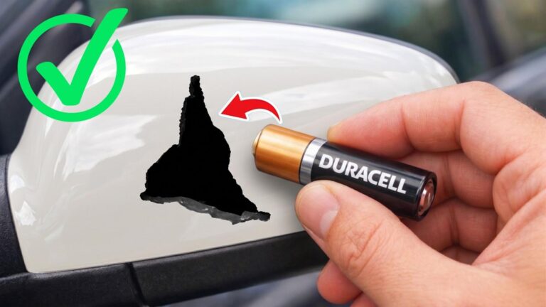 Eine ganz einfache Idee, um beschädigte Autoteile kostengünstig im Handumdrehen zu reparieren…