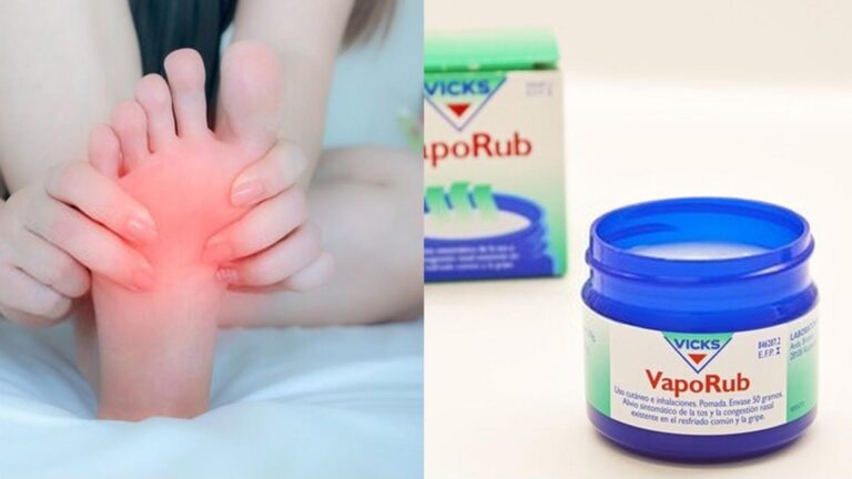 Dieser einfache Fuß-Massage-Trick mit Vicks könnte dein Leben verändern…