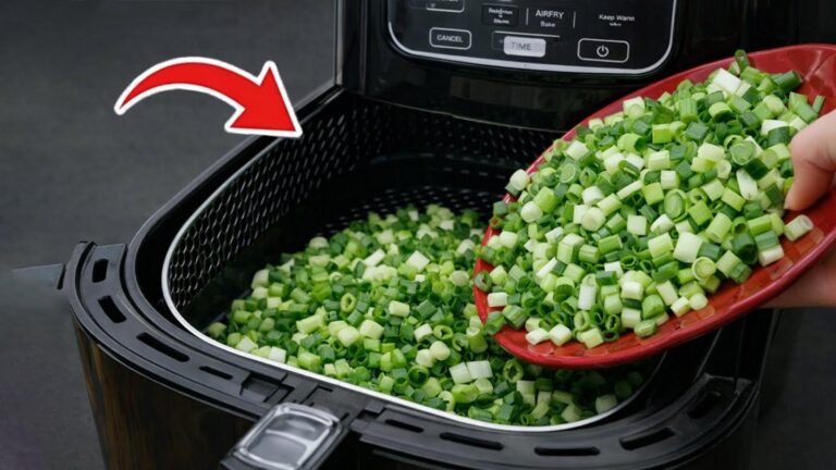 Ein einfacher Trick, um Frühlingszwiebeln frisch zu halten und Geld zu sparen…