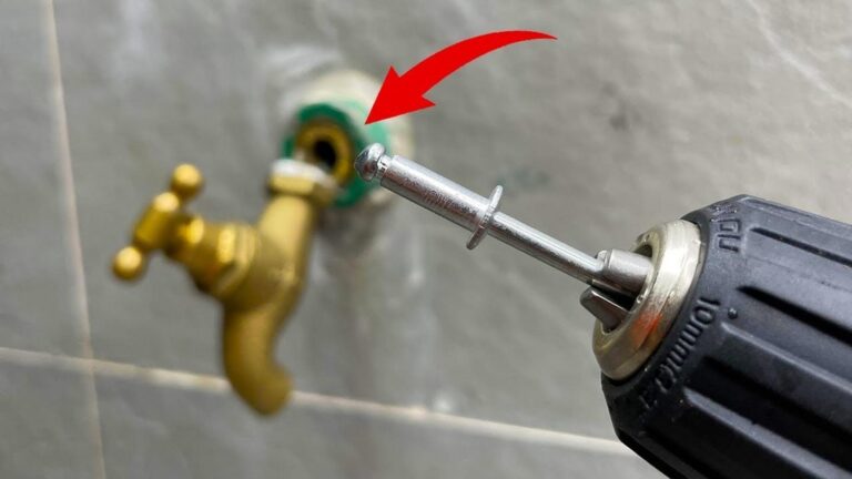 Dieser einfache Trick verwandelt jeden defekten Wasserhahn in wenigen Minuten …