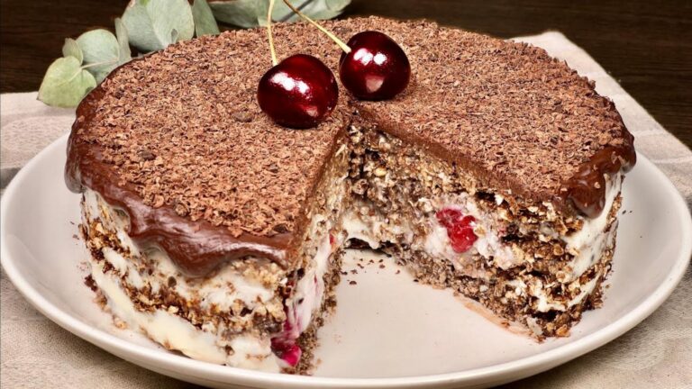 Dieser einfache Rezepttrick verwandelt Haferflocken in einen himmlischen Schokoladenkuchen …