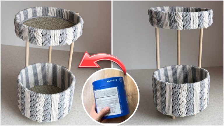 Dieser einfache Trick verwandelt alte Kisten in stylische Stauraumlösungen …