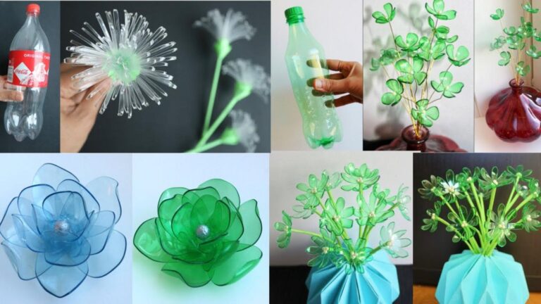 Diese einfache Idee verwandelt alte Plastikflaschen in atemberaubende Blumen für dein Zuhause…