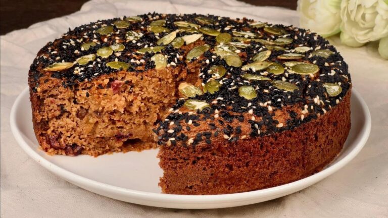 Ein einfacher Kuchen ohne Zucker, der deine Frühstücksroutine völlig verändert …