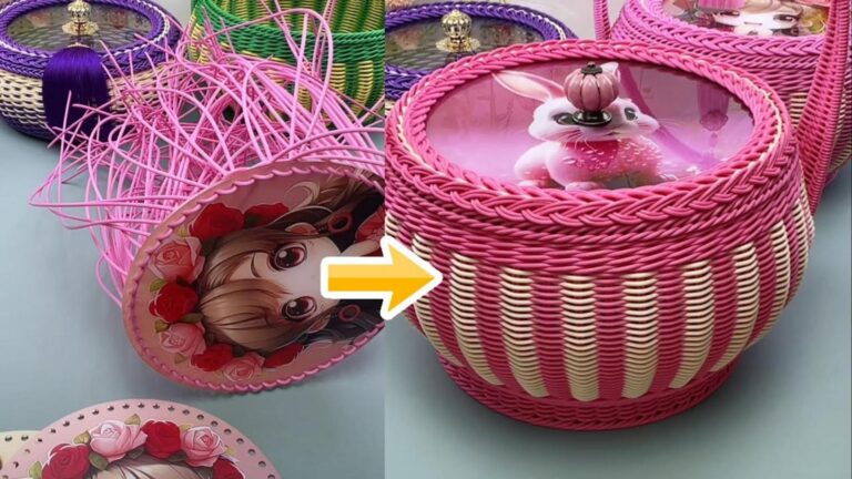 Dieser vergessene Trick verwandelt einfachen Jutefaden in einzigartige, handgemachte Körbe…