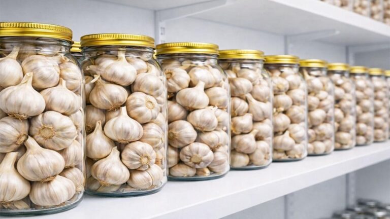 Dieser einfache Trick garantiert dir frischen Knoblauch das ganze Jahr über…