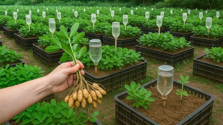 Dieser vergessene Trick verwandelt alte Plastikflaschen in eine Ernte voller Erdnüsse…