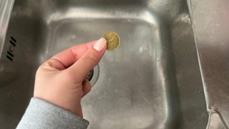 Glänzendes Spülbecken ohne Aufwand: Entdecke diesen Trick!