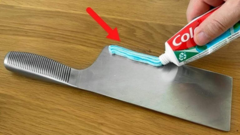 Zahnpasta-Trick: Messer wie ein Profi schärfen