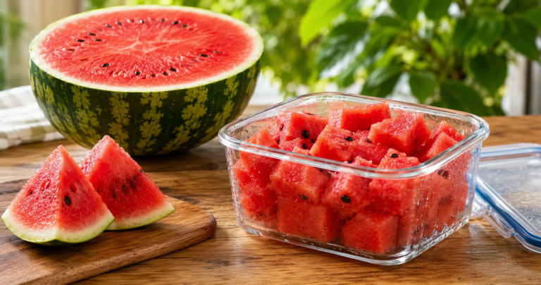 Wassermelone übrig? So bleibt sie lange frisch und saftig