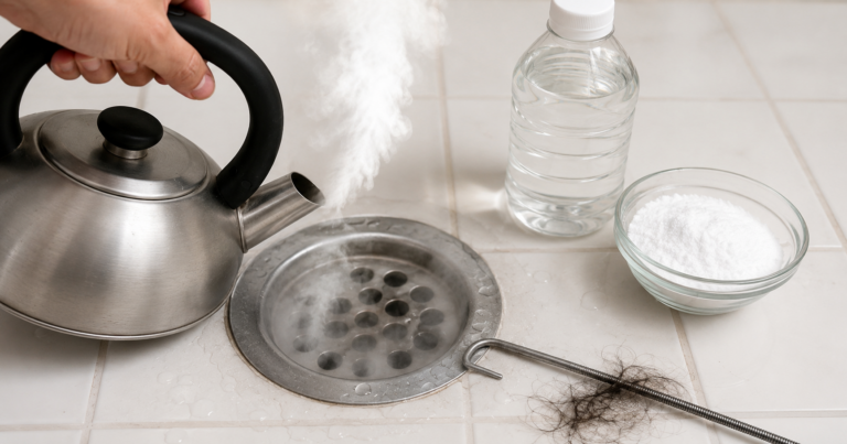 Duschabfluss gründlich reinigen: So entfernen Sie Haare, Seifenreste und schlechte Gerüche Schritt für Schritt